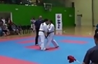 Karate Girl Lands Surprise Knockout