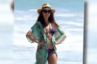 Jessica Alba Shows Off Her Bikini Body at a Family Beach Party