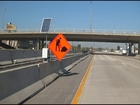 Highway bridge lane closure system HOV HOT