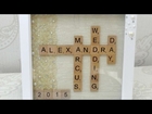 How To Make A Unique Wedding Gift - Scrabble Art - DIY Crafts Tutorial - Guidecentral