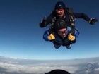 100-year-old celebrates birthday with first skydive