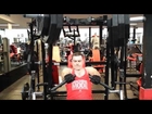 Hammer strength chest 100kg at ripped gym harlow