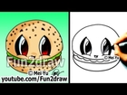 Kawaii - Food Drawing Tutorial - Hamburger