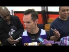 Steve Nash Interviewed Following Monday's Practice (22/04/2013)