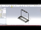 Solidworks Guitar Stand Tutorial; Profile and Path Sweep, Thin Feature, Gusset, Chamfer, Thicken