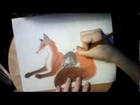【Drawing Timelapse】 Goodnight, Fox 「Original Artwork」