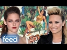 Kristen Stewart Wants Zac Efron? Demi Lovato Talks Relationships & Katy Perry ROARS - Clevver Feed