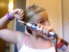 Girl Burning Her Hair Off - funny reaction