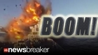 BOOM!: Norwegian Navy Blows Up Own Ship (CAUGHT ON TAPE)