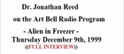 Dr. Jonathan Reed on the Art Bell Radio Program,December 9th, 19992-part 3